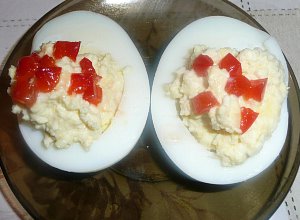 Jaja faszerowane z chrzanem  kokunrs