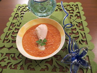 Zupa krem z suszonych pomidorów