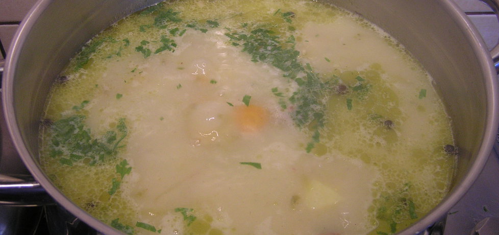 Zupa ogórkowa na żeberkach wieprzowych (autor: olivka ...