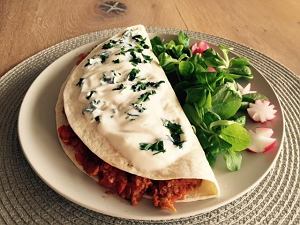 Soczewicowo-warzywne tortille  prosty przepis i składniki