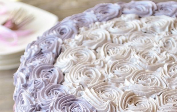 Przepis  tort ombre rose cake przepis