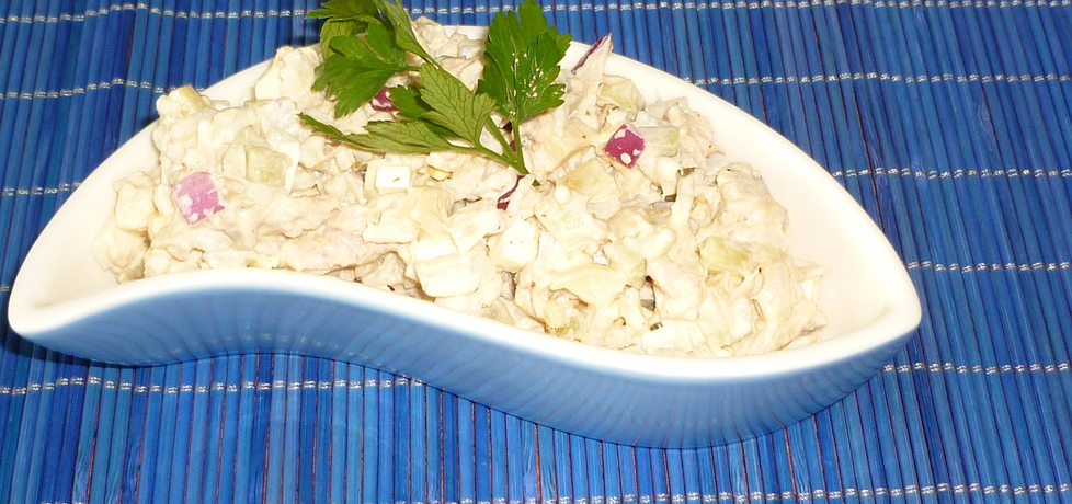 Sałatka ryżowa z pieczarkami i tuńczykiem (autor: wafelek2601 ...