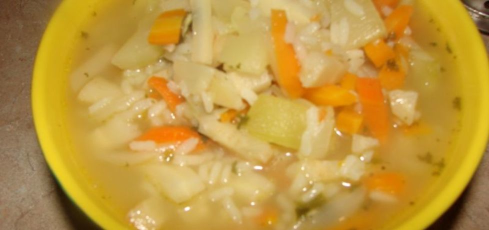 Zupa z ryżem i warzywami (autor: motorek)