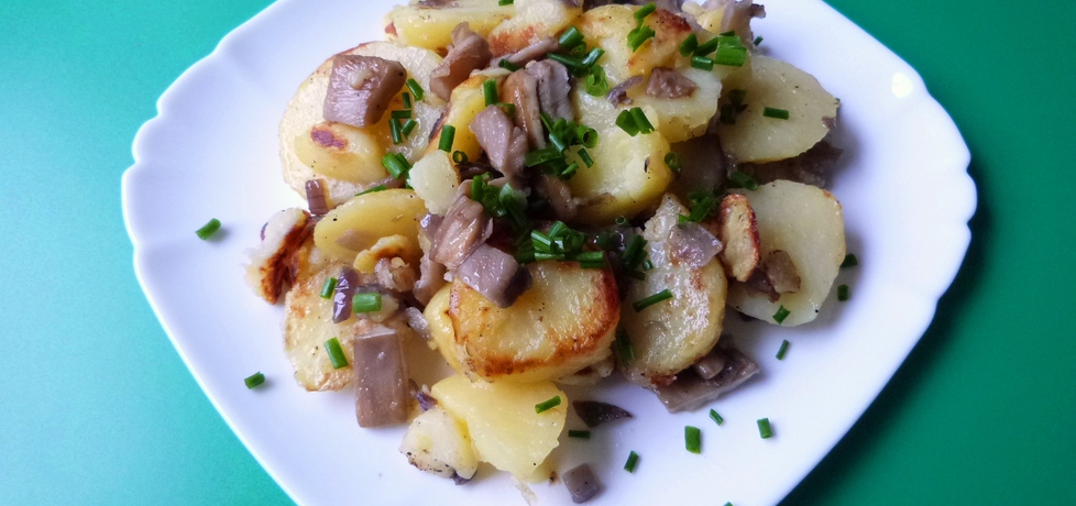 Ziemniaki zapiekane z boczniakami (autor: renatazet ...