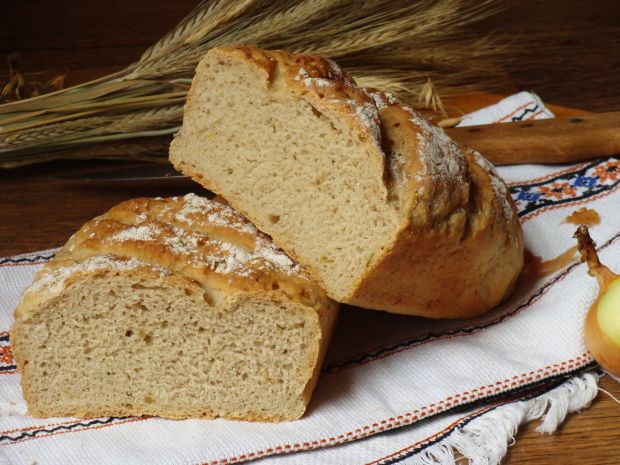 Przepis  domowy chleb cebulowy przepis