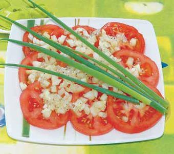 Sałatka z pomidorów i papryki