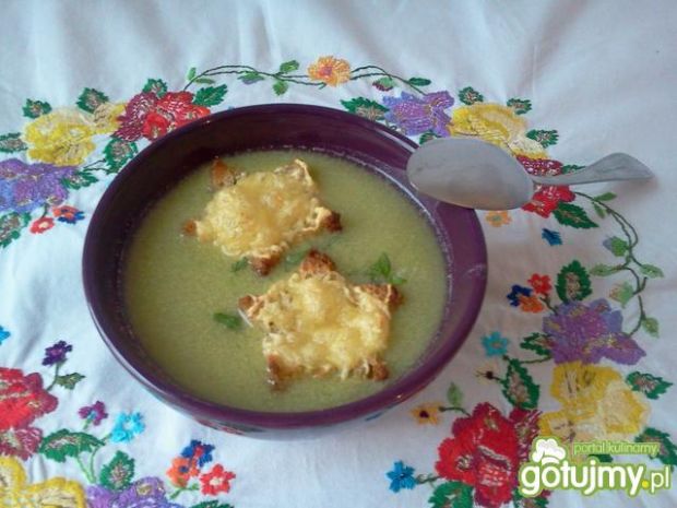 Przepis  zielonogroszkowa zupa