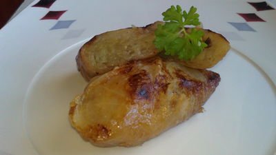 Gołąbki z tartymi ziemniakami i cebulką