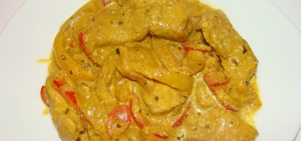 Schab w sosie curry z papryką (autor: paulina2157 ...