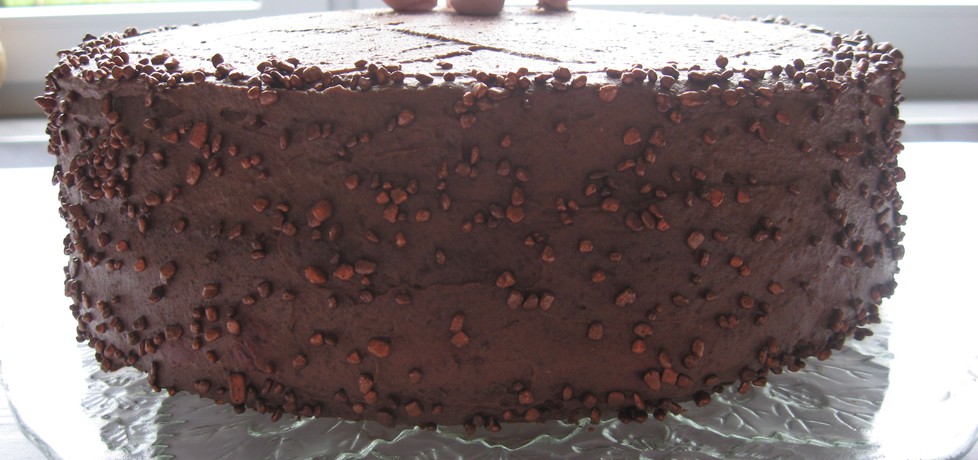 Tort z lekkim kremem czekoladowym (autor: anemon ...