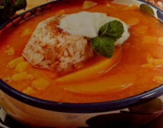 Przepis  zupa morelowa z ryżem przepis