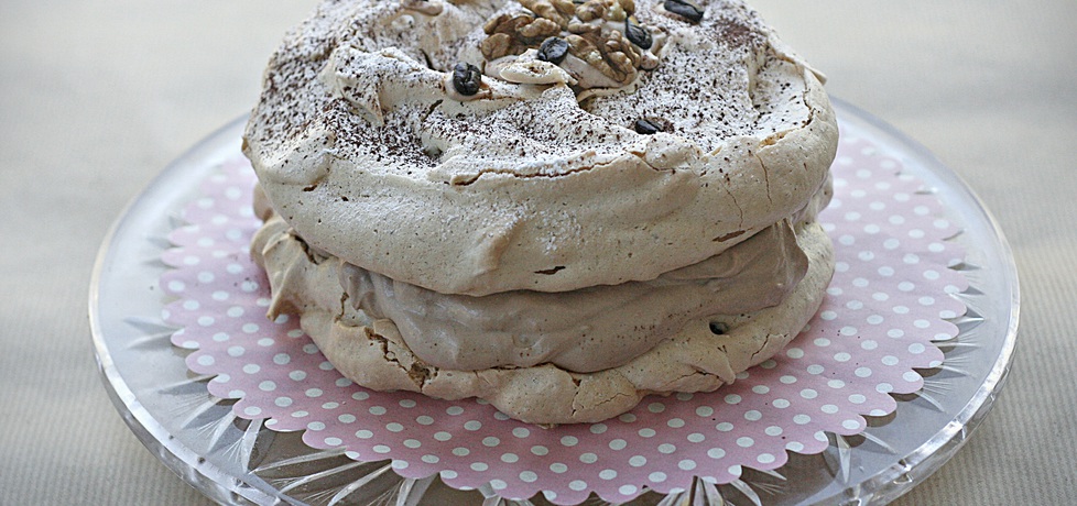 Kawowo orzechowy tort dacquoise (autor: kuchnia