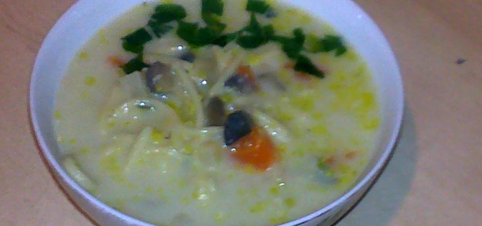 Zupa pieczarkowa z makaronem (autor: ewelina45 ...