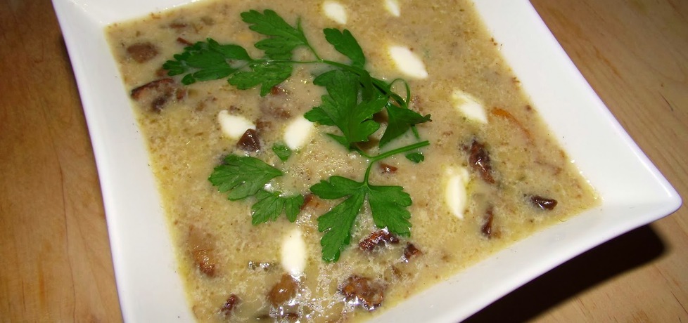 Zupa ze świeżych grzybów (autor: gotujebochce)