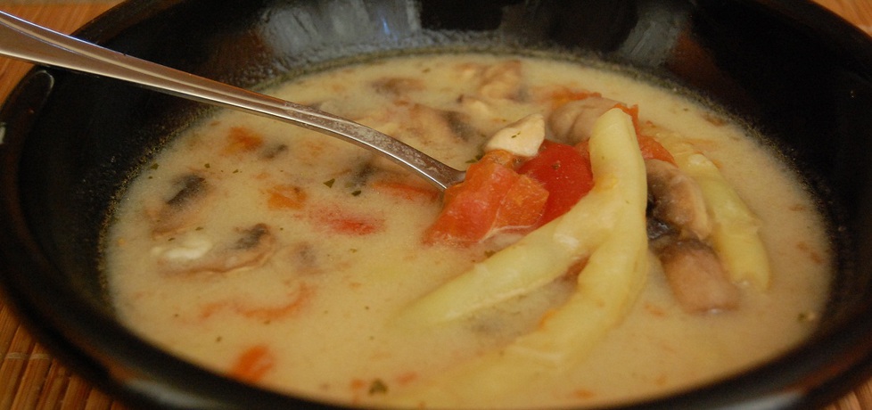 Zupa z fasolki szparagowej i pomidorów (autor: joanna46 ...