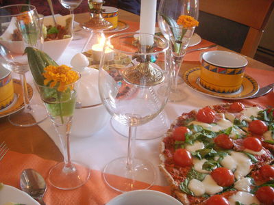 Ellegancka kolacja w stylu włoskim..........