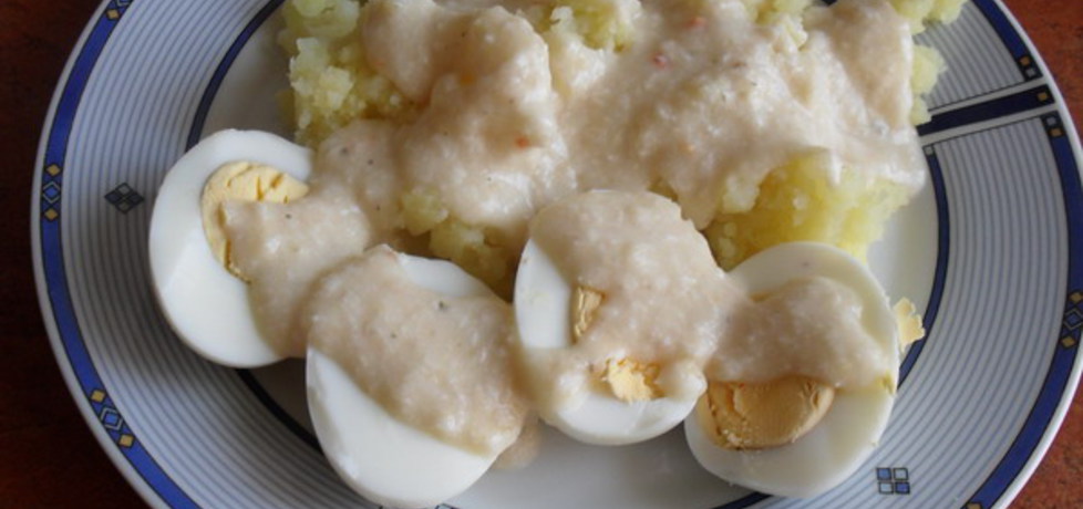 Sos chrzanowy z jajkiem i ziemniakami. (autor: izabelabella81 ...