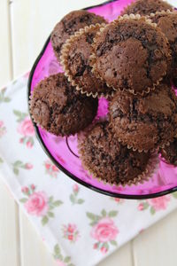 Klasyczne muffinki czekoladowe