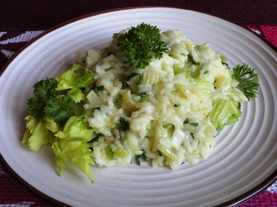 Selerowe risotto