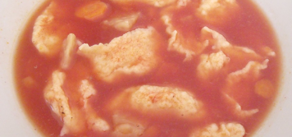 Pomidorowa z kluskami kładzionymi (autor: koper)