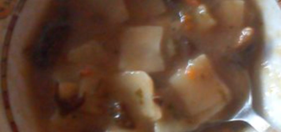 Zupa grzybowa z łazankami (autor: zielonypokoik)