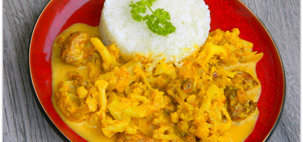 Kurczak curry z kalafiorem (autor: czarrna)