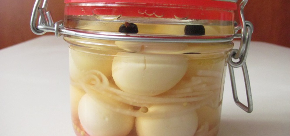 Przepiórcze jajka marynowane w białym winie. (autor: olgask ...