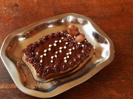 Mazurek czekoladowo-śliwkowy przepis