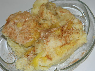 Kasza jaglana zapiekana z jabłkiem i ananasem