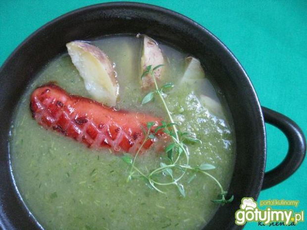 Przepis  kapuściano-kalafiorowa zupa z wkładką przepis