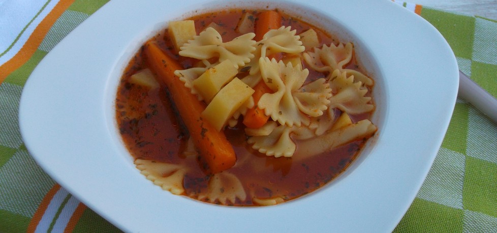 Zupa pomidorowa z ziemniakami i makaronem. (autor: babeczka35 ...