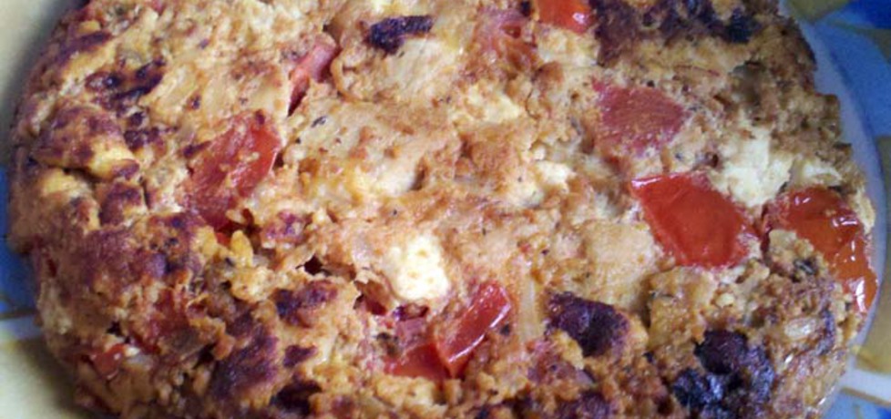 Fritatta z kurczakiem, fetą i pomidorami (autor: agnieszka98 ...