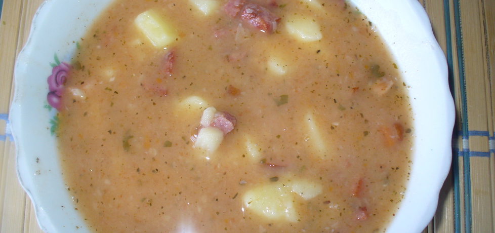 Zupa z grochem i ziemniakami (autor: franciszek)