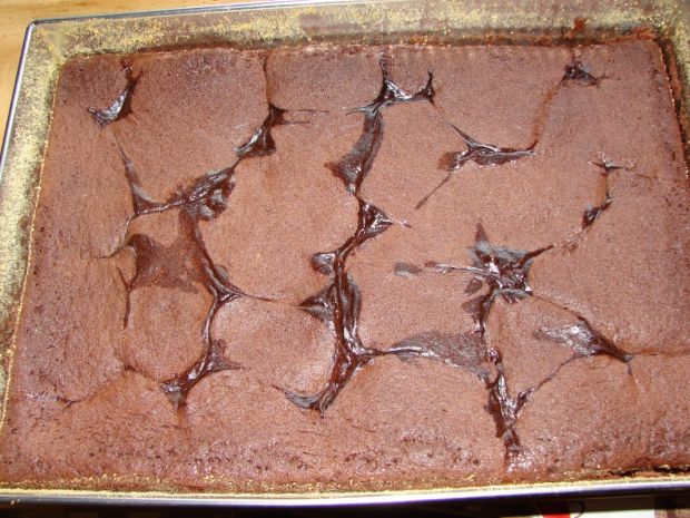 Przepis  ciasto kakaowe z serem przepis