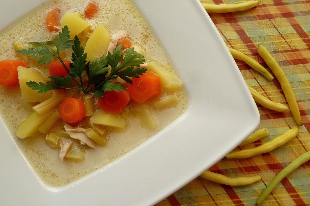 Przepis  zupa z fasolki szparagowej na słodko
