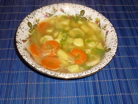 Przepis  zupa kapuściana z warzywami przepis