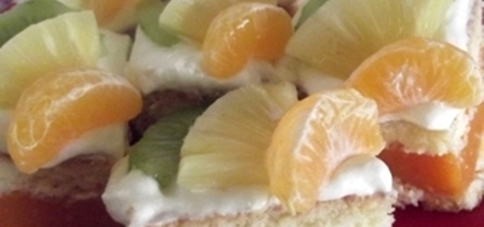 Kubusiowe ciasto z owocami (autor: ilka86)