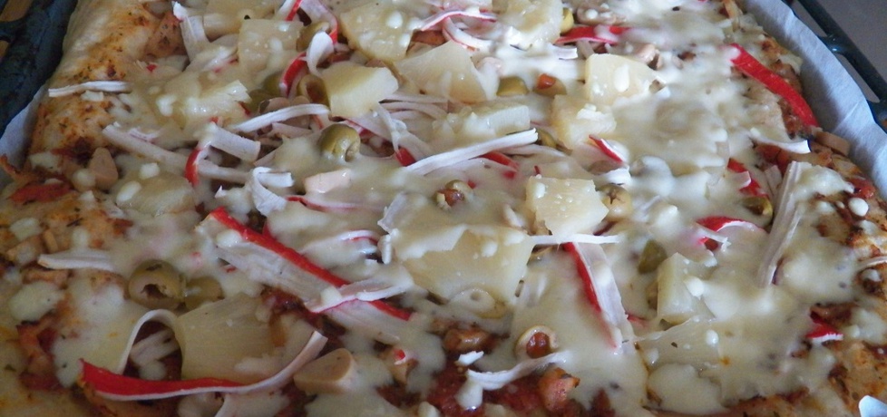Pizza z surimi (autor: koper)