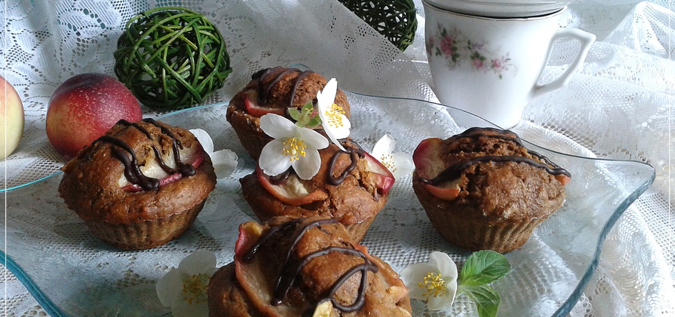 Kawowe muffinki z miętą i nektarynką (autor: monikat83 ...