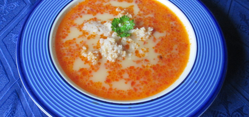 Zupa z suszonych pomidorów z kaszą (autor: katarzyna40 ...