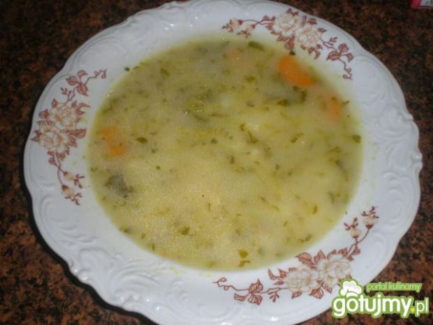 Przepis  zupa ogórkowa na indyczych szyjkach przepis