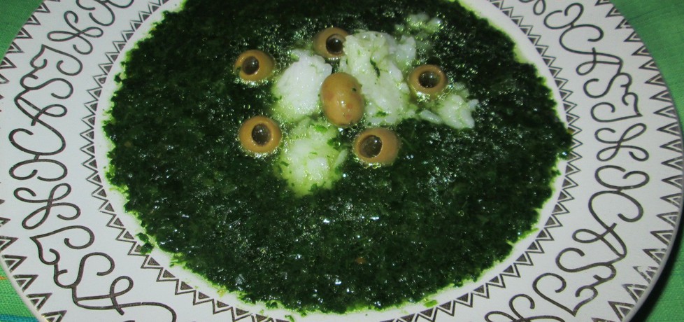 Zupa szpinakowo- oliwkowa (autor: katarzyna40)