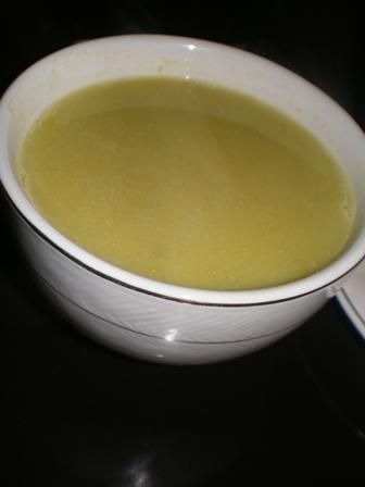 Przepis  zupa-krem z zielonego groszku przepis