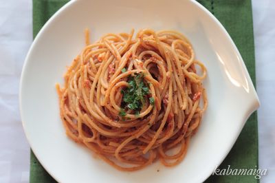 Spaghetti z fetą