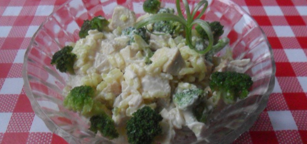 Sałatka z ryżu z brokułami (autor: ikrakowianka)