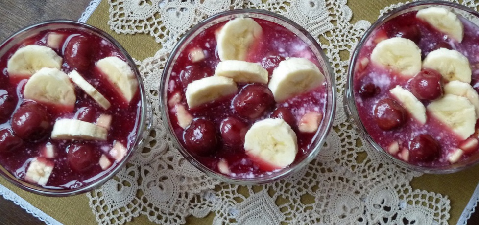 Deser wiśniowy z kozim jogurtem naturalnym (autor: malami89 ...