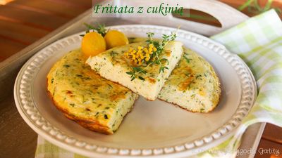 Frittata z cukinią i tymiankiem