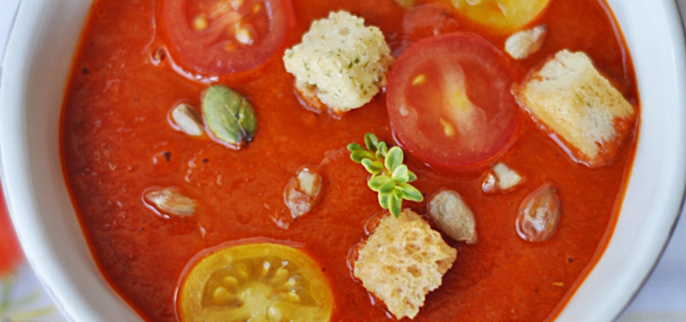 Zupa krem ze świeżych pomidorów (autor: jolantaps ...
