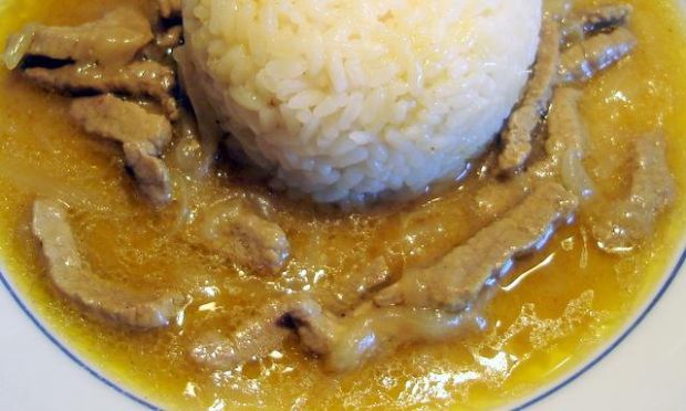 Przepis  ryż z sosem curry przepis