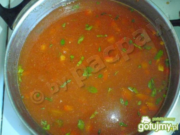 Przepis  zupa pomidorowo-paprykowa przepis